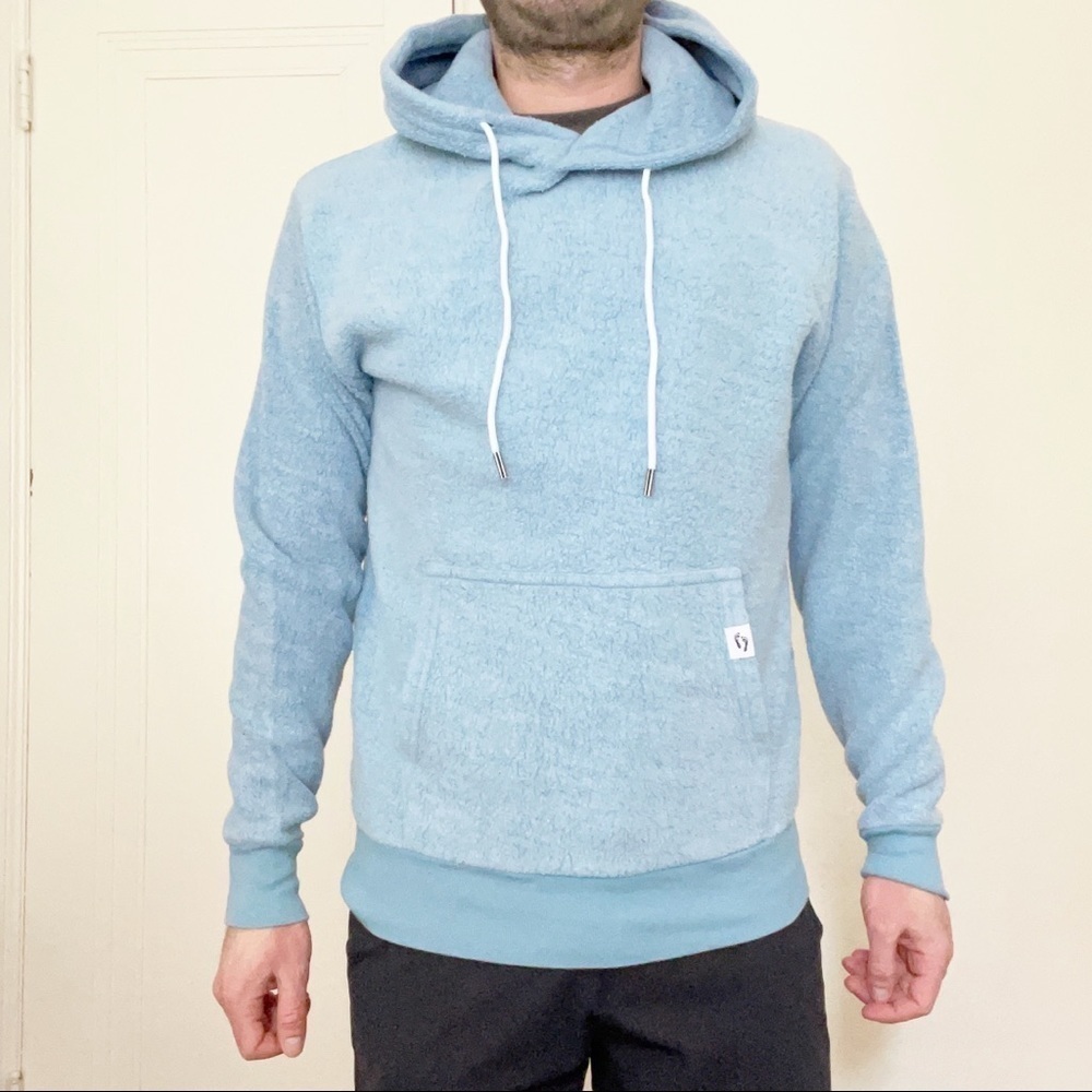 FEAT BlanketBlend Hoodie BurrBlue Men’s Size Medium